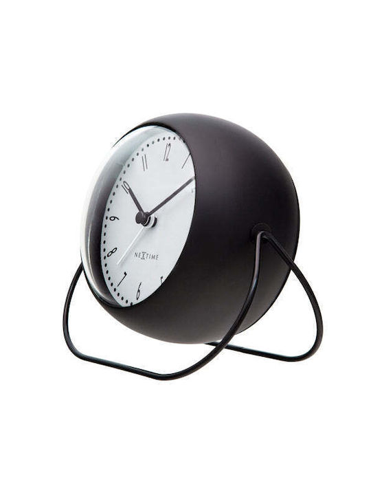 Nextime Επιτραπέζιο Ρολόι με Ξυπνητήρι Λευκό 5245ZW