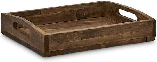 Yuk Дърво Поднос за сервиране с Дръжки 29x23x5см 2923ΒΤ 1бр Yuk Дърво Поднос за сервиране с Дръжки 29x23x5см 2923ΒΤ 1бр