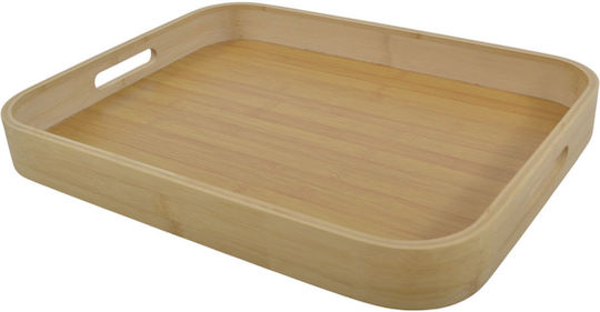 Ankor Holz Rechteckig Serviertablett mit Griffen in Braun Farbe 45.5x35.5x5cm 846894 1Stück