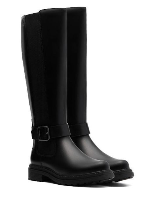 Leather Women's Boots Black