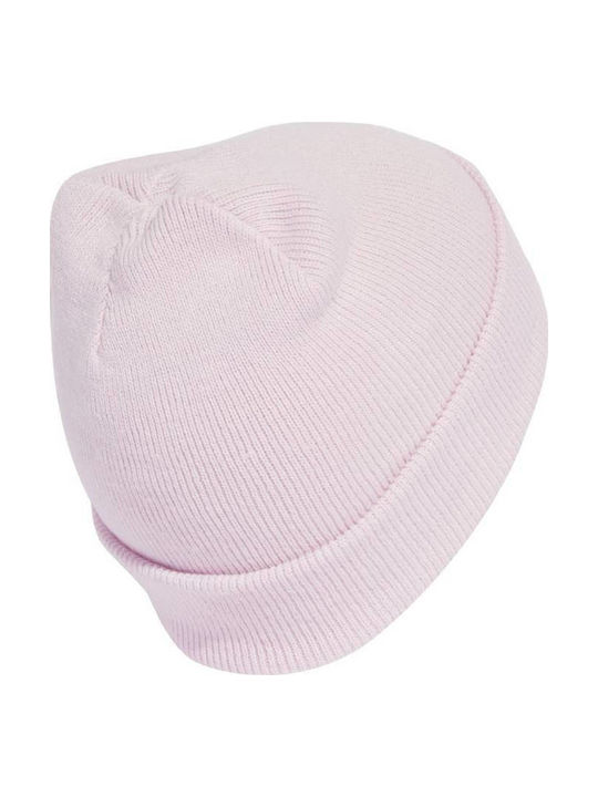 Beanie Γυναικείος Σκούφος Πλεκτός σε Ροζ χρώμα