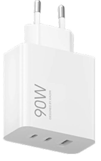 Xiaomi Φορτιστής Χωρίς Καλώδιο GaN με Θύρα USB-A και 2 Θύρες USB-C 90W Power Delivery Λευκός (HyperCharge)