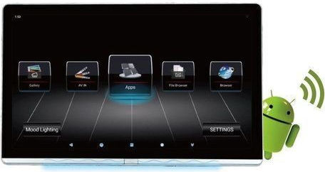 LM HR MH1062 Οθόνη Αφής 10.6" Multimedia για Προσκέφαλο Αυτοκινήτου με Bluetooth