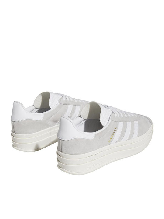 Gazelle Bold Flatforms Sneakers Grey Two / Cloud White / Core White