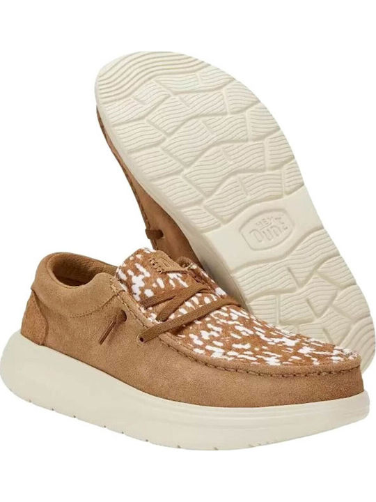 Δερμάτινα Γυναικεία Loafers σε Ταμπά Χρώμα