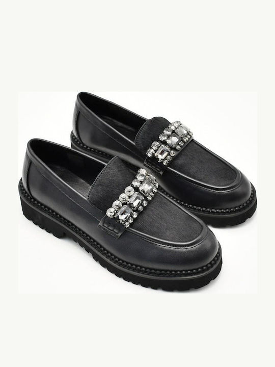 Дамски Loafers в Черен Цвят