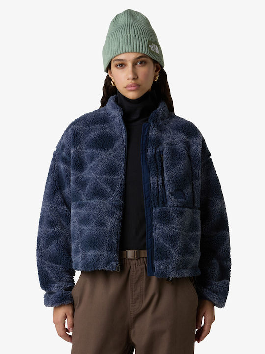 Full-zip Дамска жилетка в Син цвят