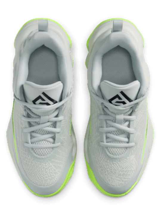 Giannis Immortality 4 Kids Sports Shoes Basketball with Laces Grey