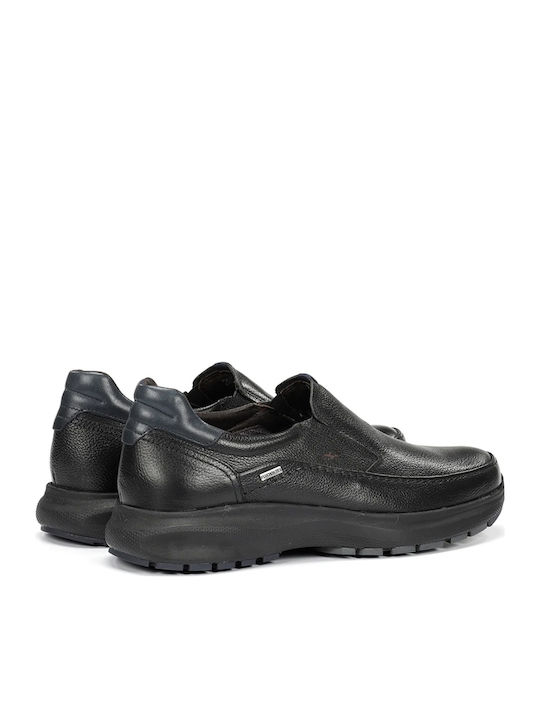 Leder Herren Freizeitschuhe Schwarz