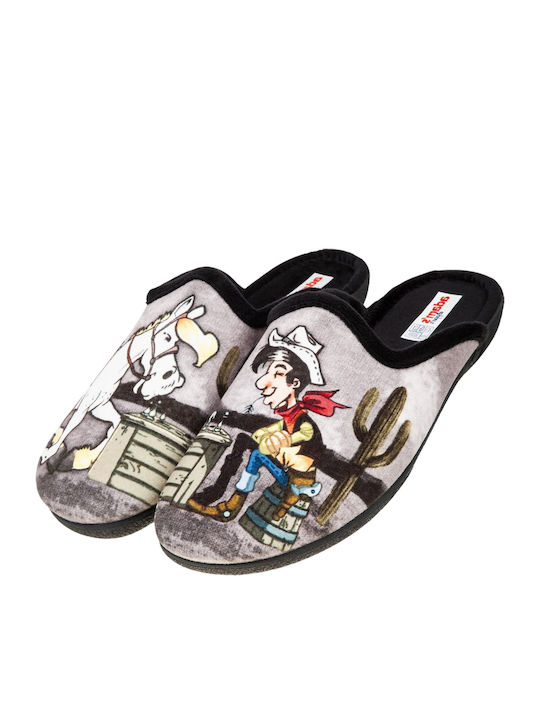 Lucky Luke Men's Slipper Black