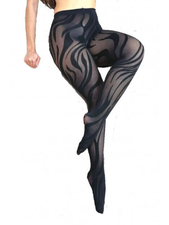 Ciorapi dama 50 Den Black Print