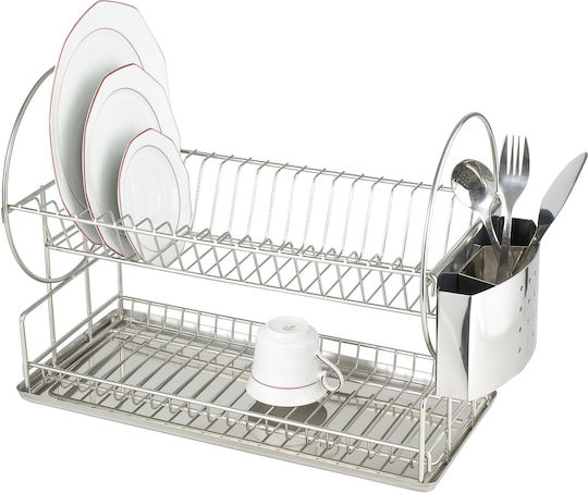 Wenko Sink Strainer Inox Gray 21x33x49cm