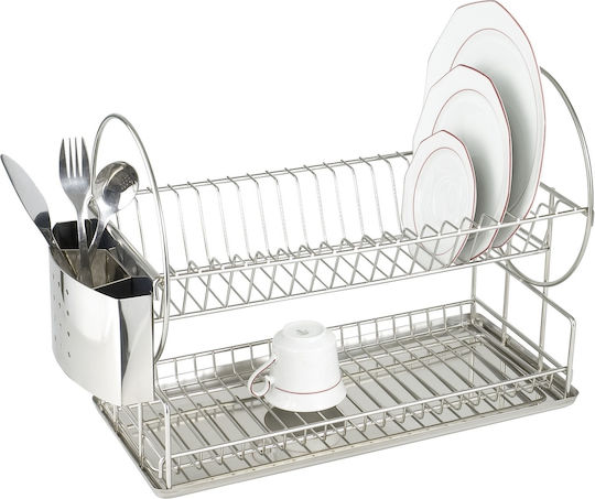 Wenko Sink Strainer Inox Gray 21x33x49cm