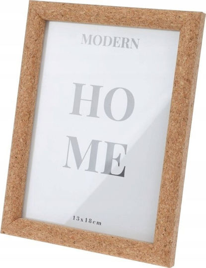 Home&Styling Collection Plastic Photo Frame with Brown Frame