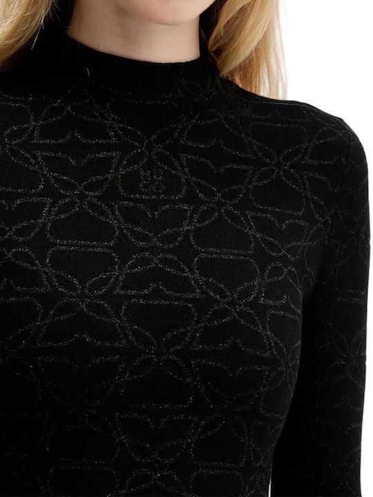 Sinepry Mini Evening Dress Black