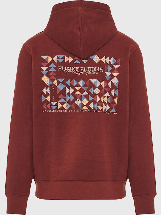 Sweatshirt with Hood Brown