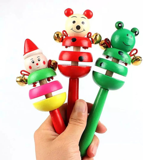 Wooden Rattle (Various Designs/Assortment of Designs) 1pc