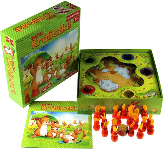 Board Game Save the Bunnies for 2-5 Players 3+ Years Old (PL) Egmont