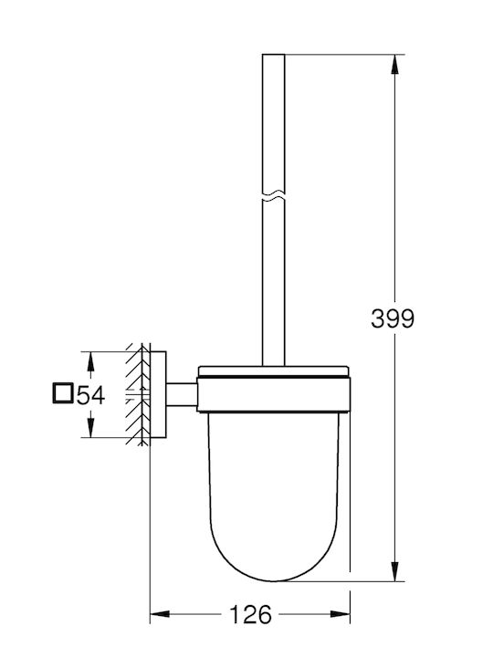 Grohe Sticlă Coș de gunoi pentru baie