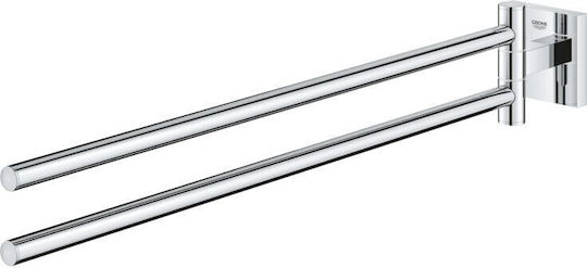 Grohe Calea ferată de Baie Dublă De Perete cu șuruburi Argintiu Grohe Calea ferată de Baie Dublă De Perete cu șuruburi Argintiu