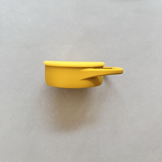 Nok Nok Snack Cup Παιδικό Δοχείο Φαγητού από Σιλικόνη Κίτρινο