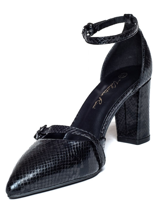 Black Medium Heels