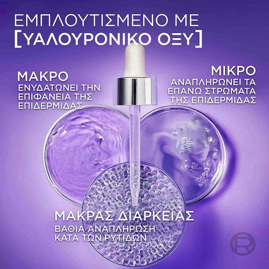 L'Oreal Paris Revitalift Filler 1.5% Ενυδατικό & Αντιγηραντικό Serum Προσώπου με Βιταμίνη C & Υαλουρονικό Οξύ για Λάμψη 30ml