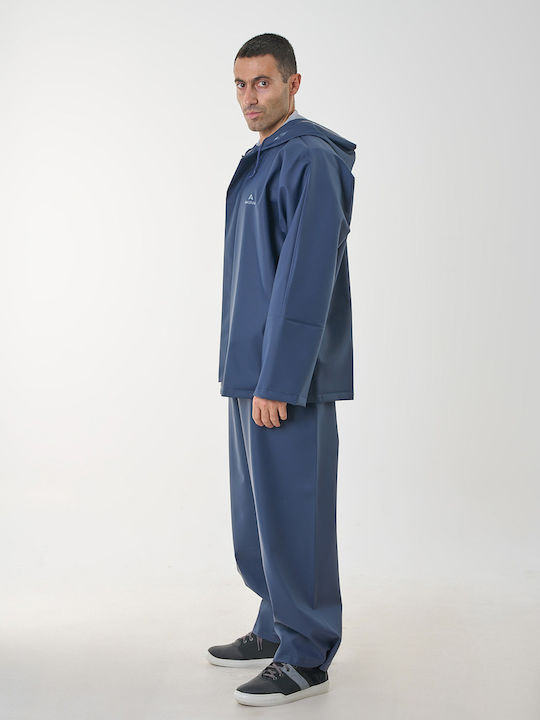 Anorak Αδιάβροχο Κοστούμι Levante Long Μπλέ
