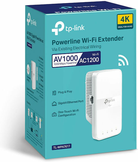 TP-LINK TL-WPA7617 v1 Powerline Wi‑Fi 5 and Gigabit Ethernet Port