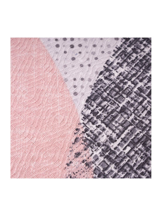 Cottonbox Husă de Pilotă Bumbac Dublă 200x230 Leron Gray/pink
