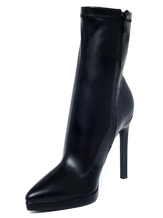 Stiefeletten Damen Schwarz