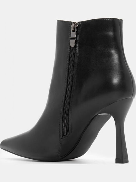 Leather Women's Ankle Boots Black