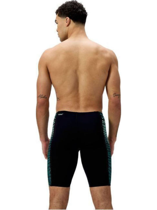 Speedo End+ Tech Panel 00522416569 Bărbătesc Costum de Baie de Competiție Jammer pentru Înot Negru