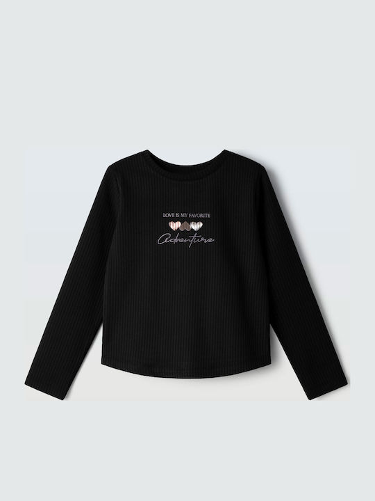 Kids' Shirt Long Sleeve Black
