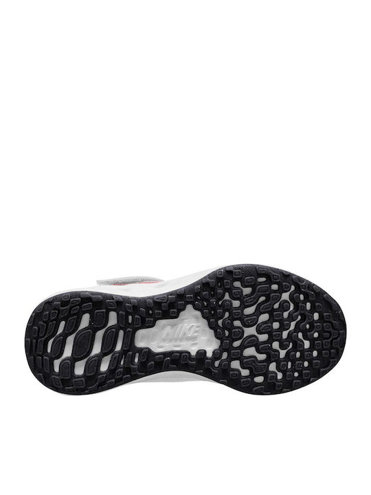 Revolution Revolution 6 Kids Sports Shoes Running with Hoop & Loop Closure White / Sea Coral / Gridiron / Laser Orange