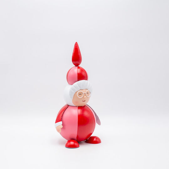Eurolamp Santa Claus Woman Red Pink Metal 14x13x30cm Eurolamp