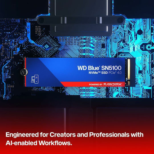 Western Digital Син SSD 2TB Тип PCle Карта с Връзка PCI Express 4.0 WDS200T5B0E