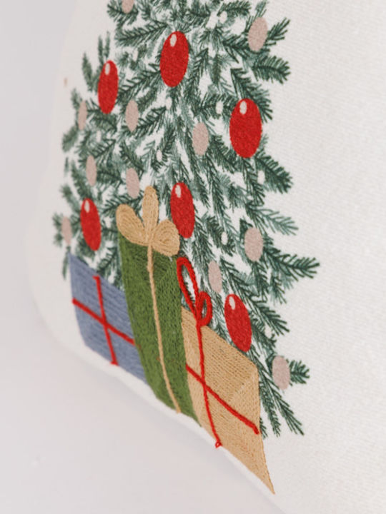 Eurolamp Christmas Decorative Pillow Square White 45x45cm