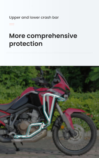 Honda Upper Crash Bar Applicable To Honda CRF1100L