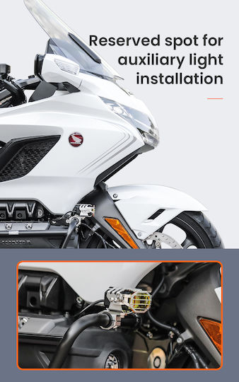 Honda GL1800 Crash Bar Applicable to Honda GL1800 Silver