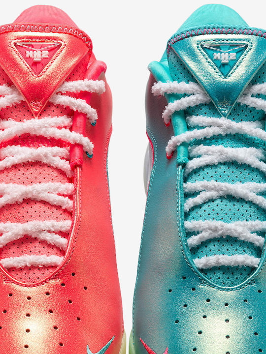 LeBron 22 "Limelight" Χαμηλά Μπασκετικά Παπούτσια Solar Red / White / Vapor Green / Dusty Cactus