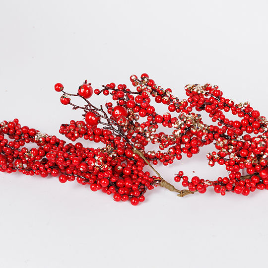 Γιρλαντα Κοκκινα Σαμπανι Berries 130cm