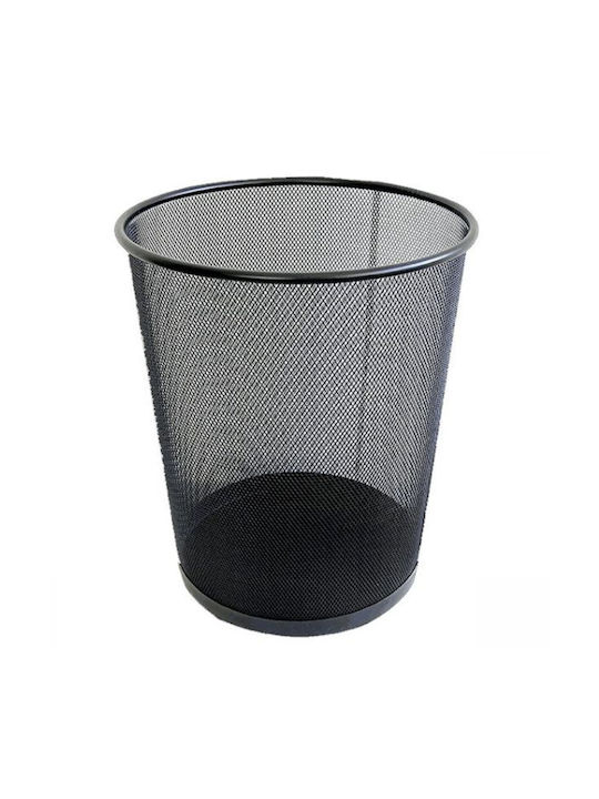 Metron Μεταλλικό Καλάθι 19.5lt Μαύρο 29.5x29.5x35cm