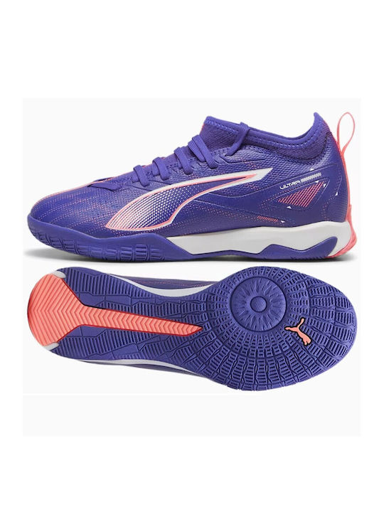 Ultra 5 Match It+ Mid Kids Indoor Soccer Shoes Purple