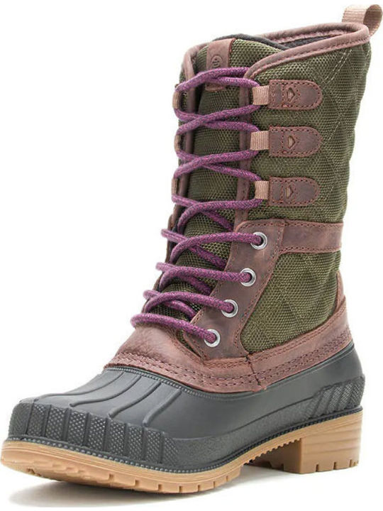 Damenstiefel Khaki