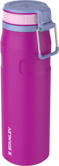Stanley Iceflow Stainless Steel Thermos Bottle 700ml Violet Blossom