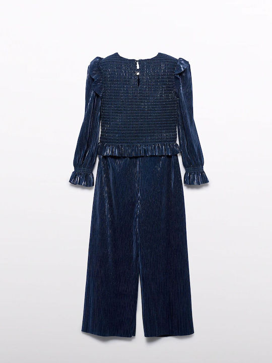Kids' Set with Pants Winter 2pcs Navy Blue