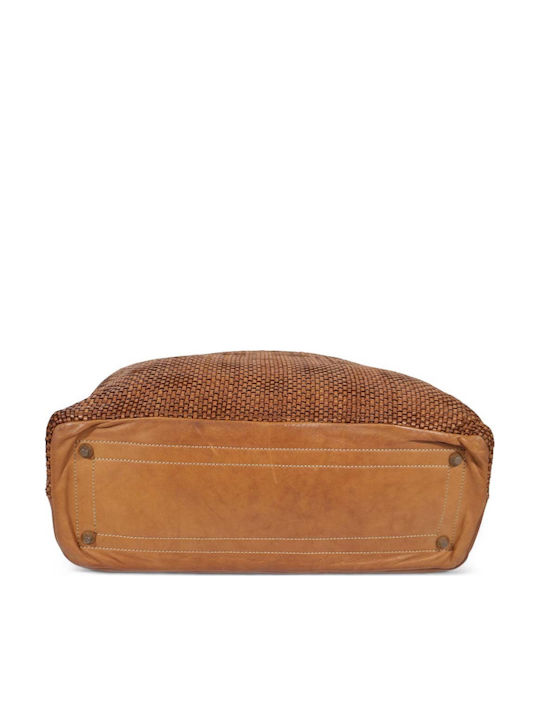 Damentasche aus Leder Passaggio Shopper Tabak Braun