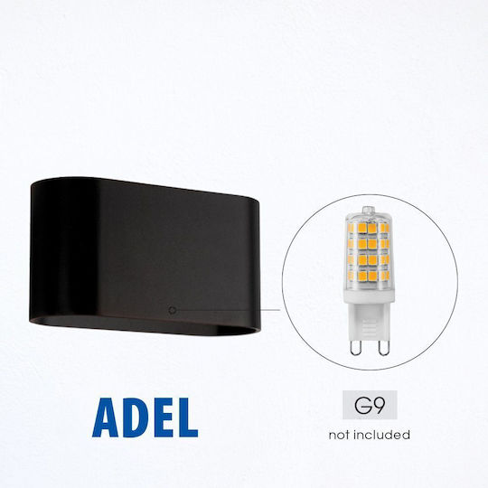 Vivalux Adel WL723 Wall-Mounted Outdoor Light G9 IP20 Double Beam 16cm
