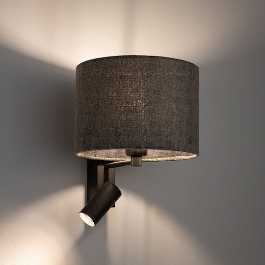 Nowodvorski Lamp Wall with Integrated LED Gray 23x25.5cm